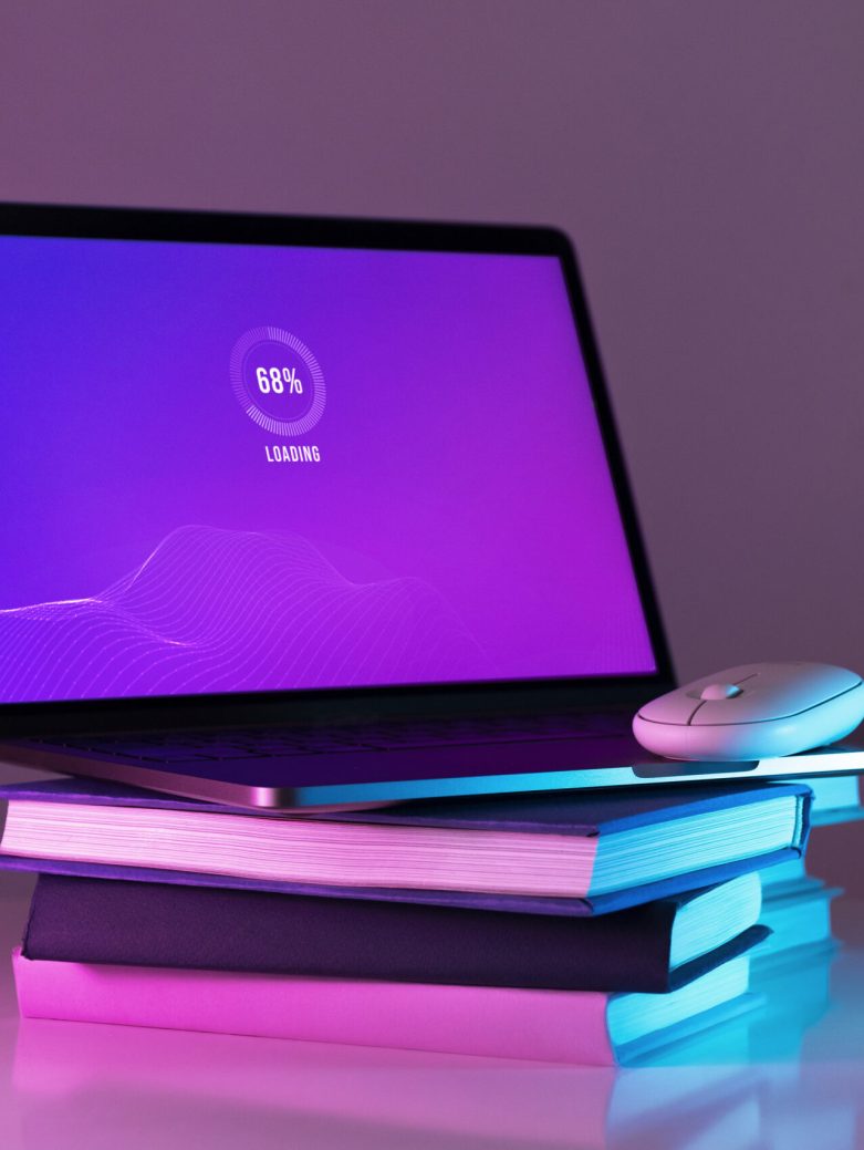 still-life-books-versus-technology